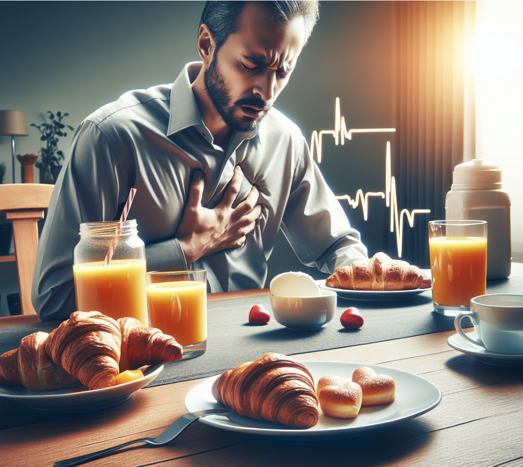 Crise cardiaque sucre jus de fruits